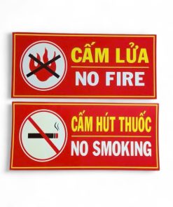 Cấm lửa + Cấm Thuốc (Tôn)