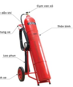 Xe đẩy chữa cháy khí C02 24KG - MT24