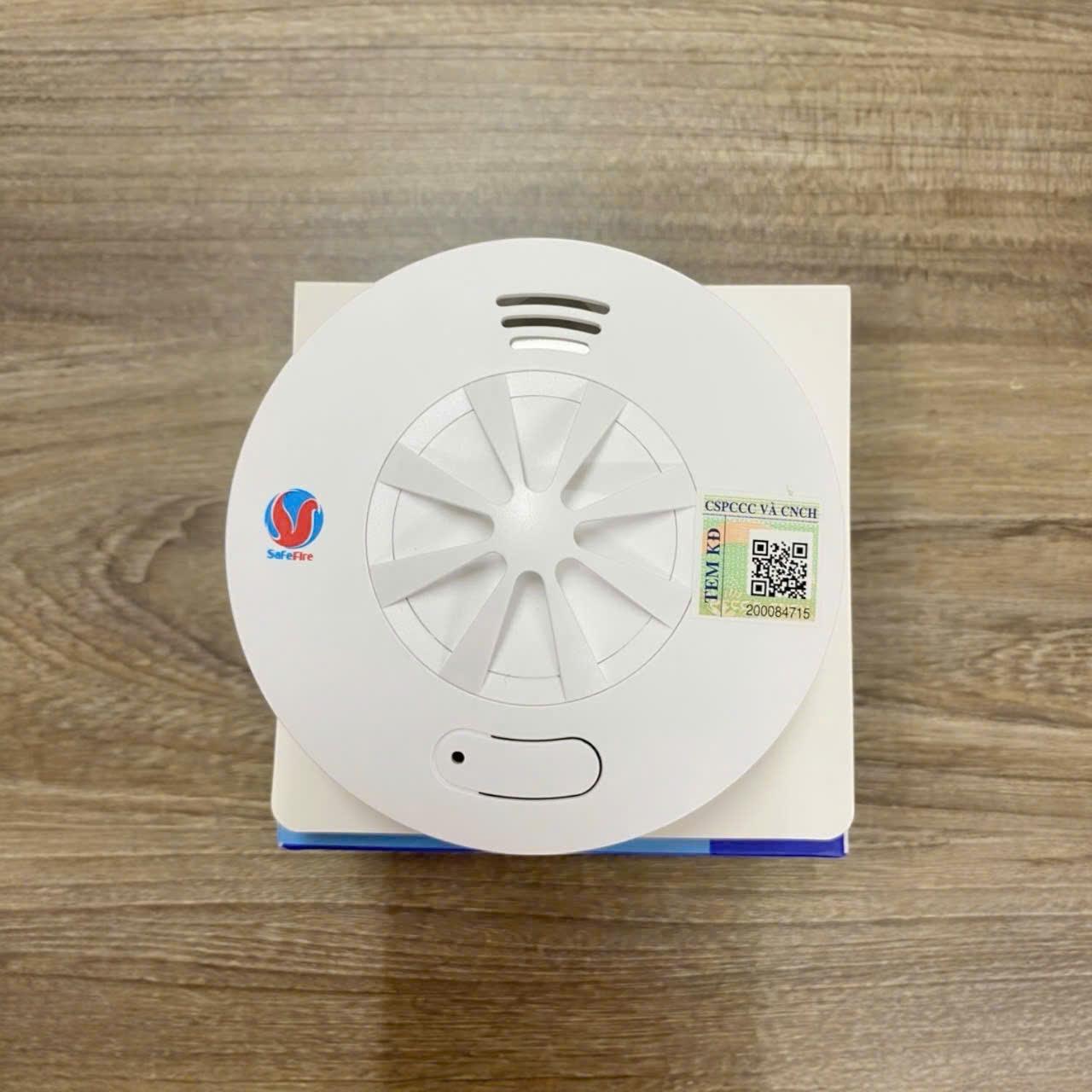 Đầu dò nhiệt liên động không dây SAFEFIRE model HM-5HW-T (2) Đầu dò nhiệt liên động không dây SAFEFIRE model: HM-5HW-T + TEM KIỂM ĐỊNH