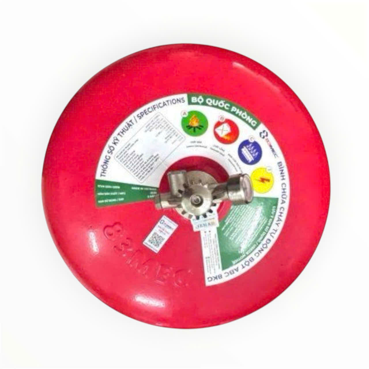 Bình cầu chữa cháy tự động 83MEC bột ABC 8kg Bình cầu chữa cháy tự động 83MEC bột ABC 8kg (Tem kiểm định)